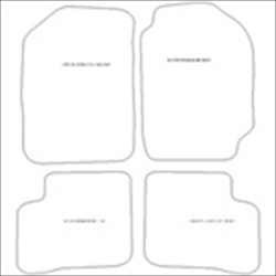 Daihatsu Cuore Car Mats